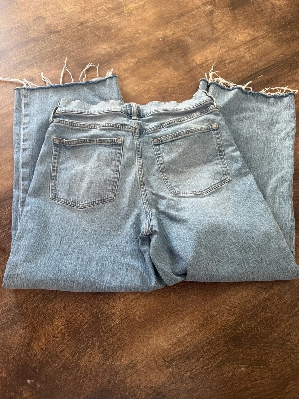 J. Crew Light Blue Wide-Leg Jeans